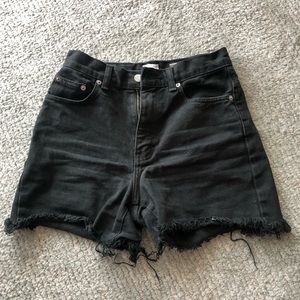 Calvin Klein vintage black cutoff shorts